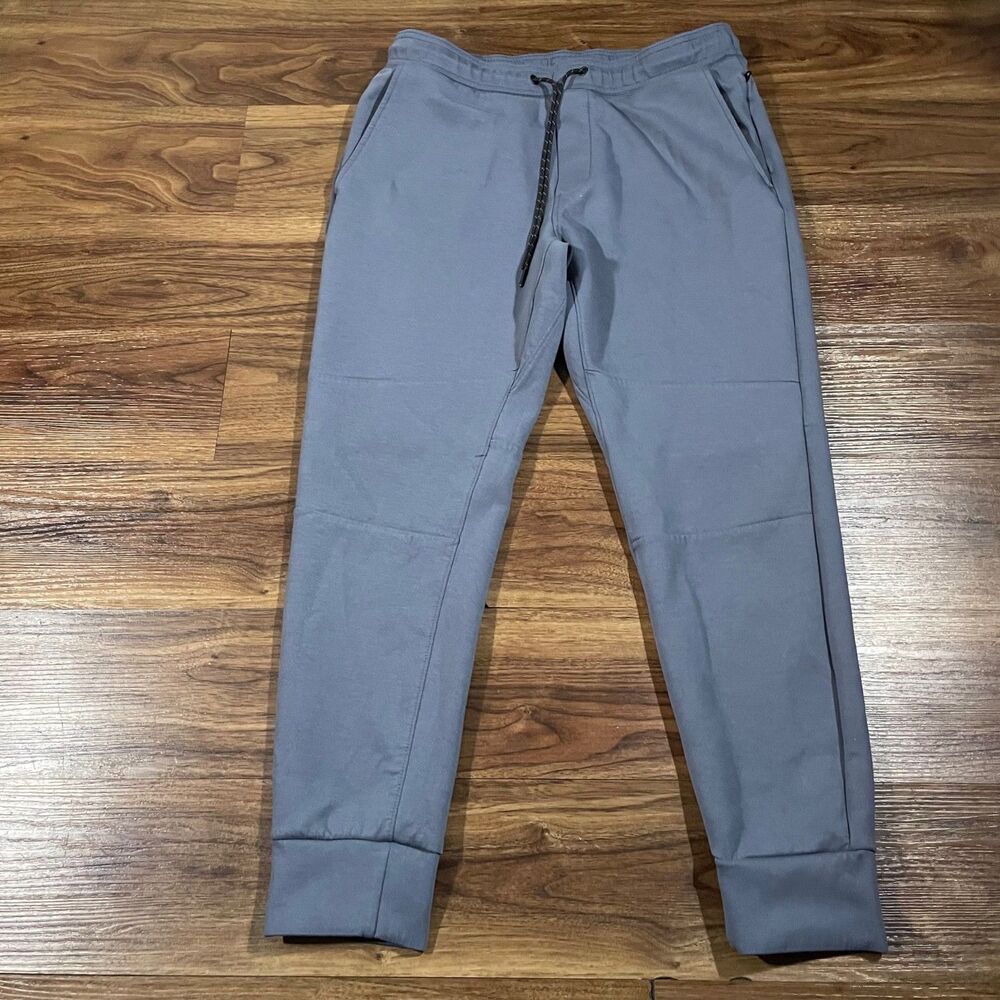 American Eagle AE Jogger Sweatpants Blue Tapered Drawstring Polyester Men's M